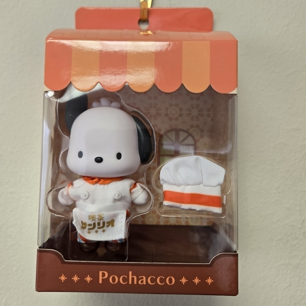 Sanrio Pochacco Chef Cafe Sanrio Vinyl Mascot Keychain - Picture 6 of 8